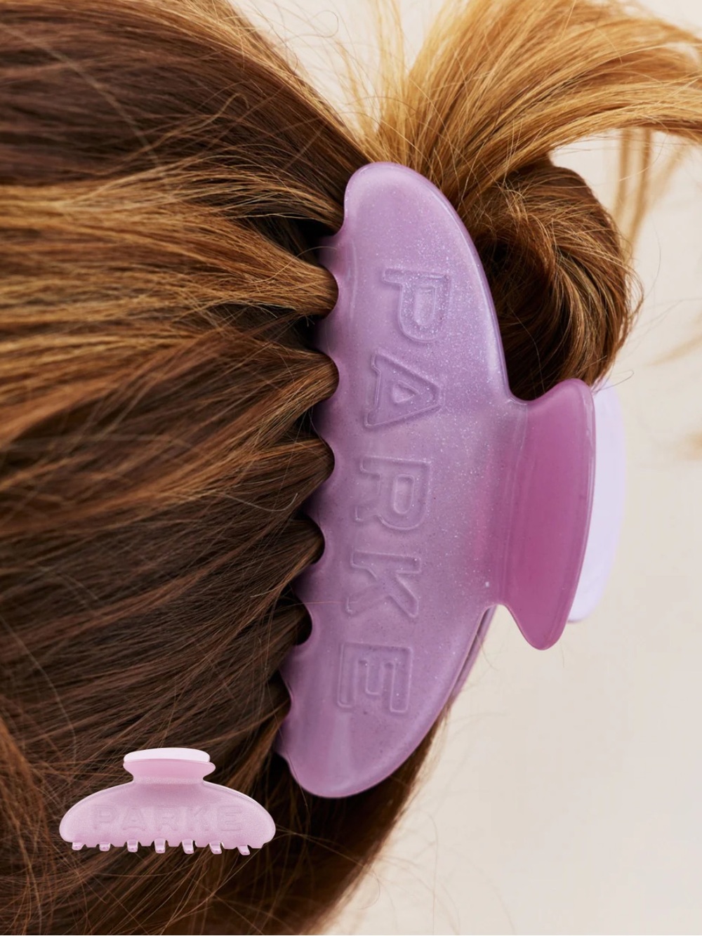 NIB Parke Sparkly Purple Claw Clip
